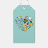 Leerleraar docent professor snijkunst cadeaulabel (Voorkant)