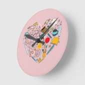 Leerleraar docent professor snijkunst ronde klok (Hoek)