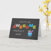 Leerleraar- en onderwijsdag Geweldige Kaart (Gele Bloem)