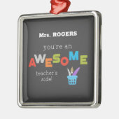 Leerleraar- en onderwijsdag, Geweldige Metalen Ornament (Links)