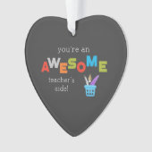 Leerleraar- en onderwijsdag, Geweldige Ornament (voorkant)