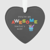 Leerleraar- en onderwijsdag, Geweldige Ornament (voorkant)