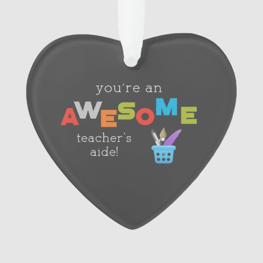 Leerleraar- en onderwijsdag, Geweldige Ornament (voorkant)