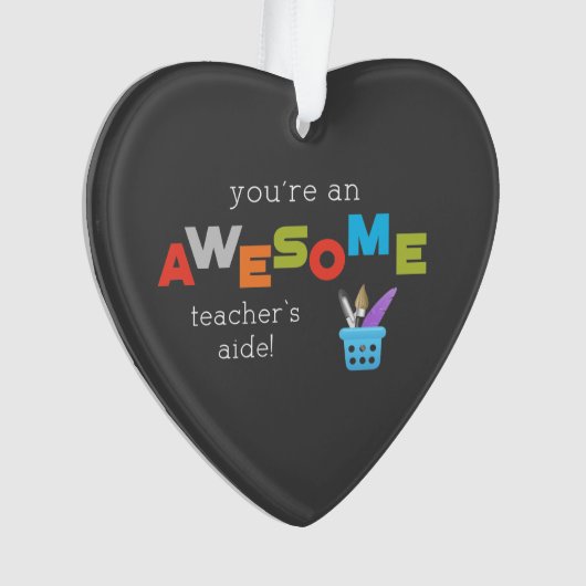 Leerleraar- en onderwijsdag, Geweldige Ornament (voorkant)