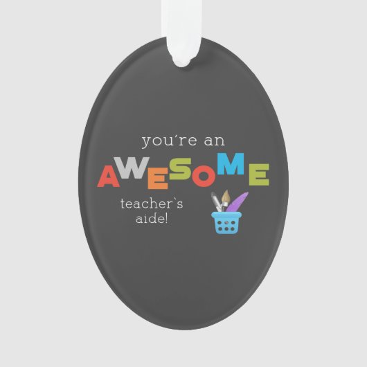 Leerleraar- en onderwijsdag, Geweldige Ornament (voorkant)