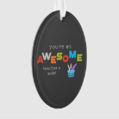 Leerleraar- en onderwijsdag, Geweldige Ornament (voorkant)