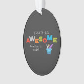 Leerleraar- en onderwijsdag, Geweldige Ornament (voorkant)