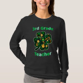 Leerleraar Funny St Patrick's Day T-shirt (Voorkant)