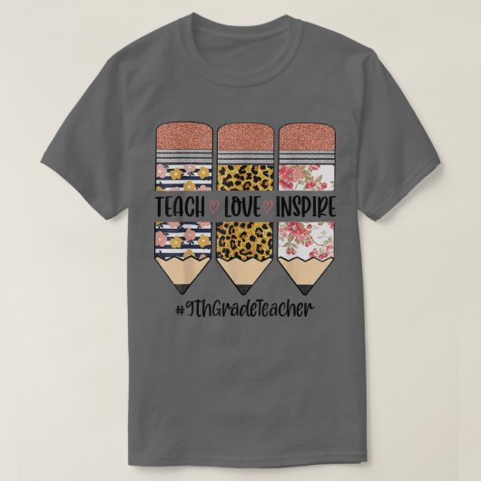 Leerleraar in de negende graad Terug naar school T T-shirt (Design voorkant)