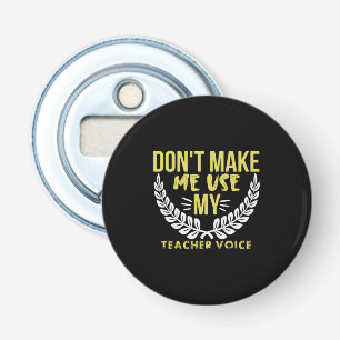 Leerleraar Kunst Mijn lerarenleven Button Flesopener