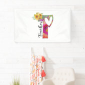 Leerleraar kunstkleerleraar spandoek (Insitu)
