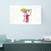 Leerleraar kunstkleerleraar spandoek (Beurs)