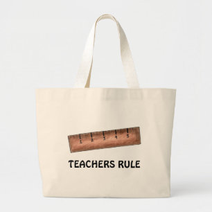 Leerleraar Leeropleiding Wooden Ruler Tas