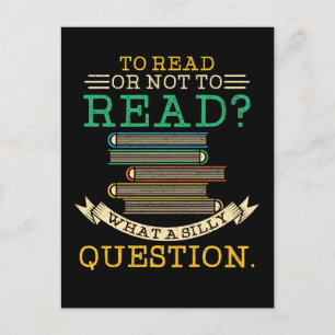 Leerleraar lezen - al dan niet lezen briefkaart