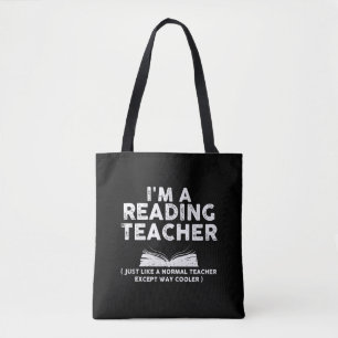 Leerleraar lezen - Ik ben leraar aan het lezen Tote Bag