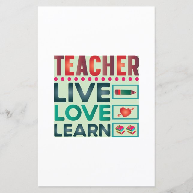 Leerleraar Live Love (Voorkant)