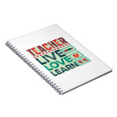 Leerleraar Live Love Notitieboek (Rechterzijde)