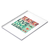Leerleraar Live Love Notitieboek (Linkerzijde)