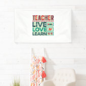 Leerleraar Live Love Spandoek (Insitu)
