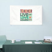Leerleraar Live Love Spandoek (Beurs)