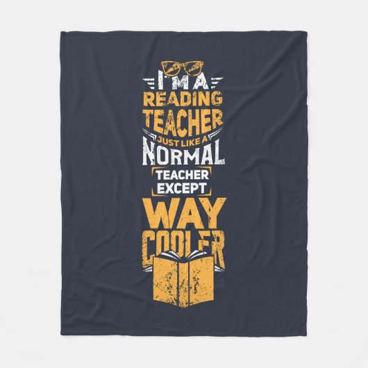 Leerleraar normaal, met uitzondering van wegkoeler fleece deken (Voorkant)