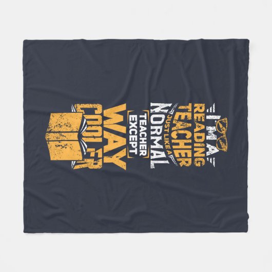 Leerleraar normaal, met uitzondering van wegkoeler fleece deken (Voorkant (Horizontaal))