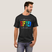 Leerleraar onderwijs school speciale E T-shirt (Voorkant volledig)