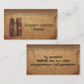 Leerleraar Onderwijsklasse Master Notes Visitekaartje (Voorkant / Achterkant)