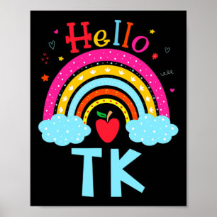 Leerleraar Overgangskleuter terug naar Schoo Poster