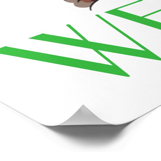 Leerleraar Poster - Ik hou ervan ... : ) (Hoek)