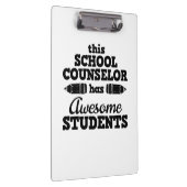 Leerleraar schooladviseur klembord (Rechts)