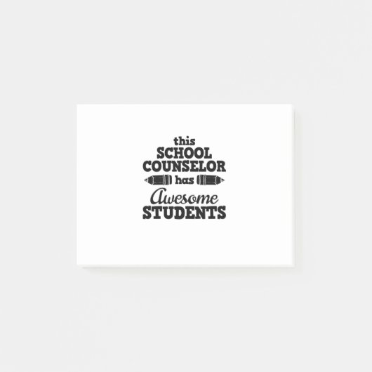 Leerleraar schooladviseur post-it® notes (Voorkant)