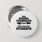 Leerleraar schooladviseur ronde button 7,6 cm (Voorkant /achterkant)