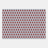 Leerleraar schoolboeken inpakpapier vel (Voorkant 3)