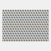 Leerleraar schoolboeken inpakpapier vel (Voorkant 2)