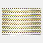 Leerleraar schoolboeken inpakpapier vel (Voorkant)