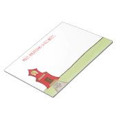 Leerleraar schoolklaslokaal onderwijs notitieblok (Schuin)