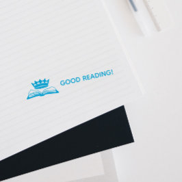 Leerleraar student beloont goed leespakket zakstempel