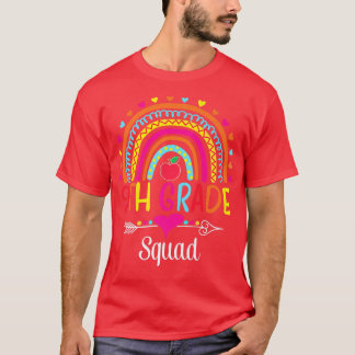 Leerleraar student negende klas team laatste dag S T-shirt
