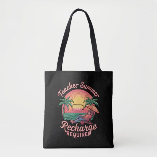 Leerleraar zomerreclassering vereist laatste dag s tote bag (Voorkant)
