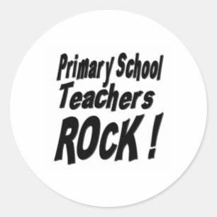 Leerleraren aan de lagere school. Sticker