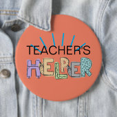 Leerlerarenhelper Ronde Button 6,0 Cm (In situ)