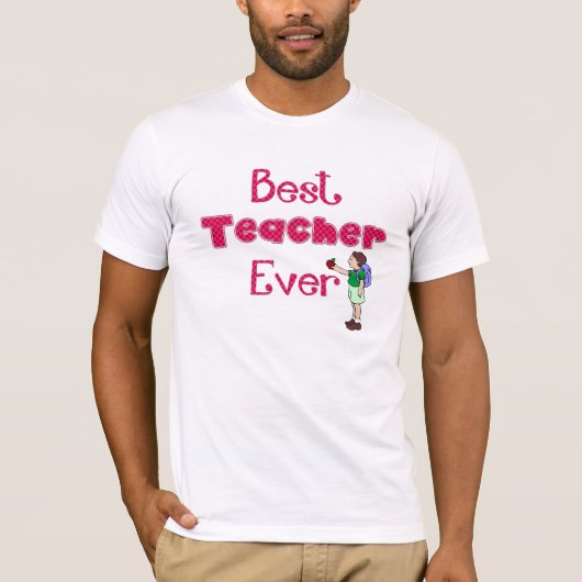 LEERLEREN - BESTE LERAAR OOIT T-SHIRT (Voorkant)