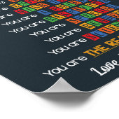 Leerleslokaal voor kwaliteitsbeoordeling van leraa poster (Hoek)