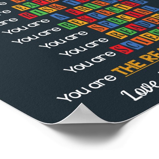 Leerleslokaal voor kwaliteitsbeoordeling van leraa poster (Hoek)