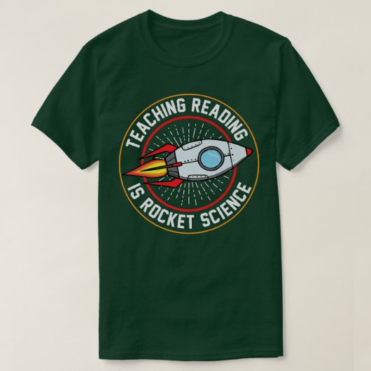 Leerlezen is Rocket Science Special Educati T-shirt (Design voorkant)