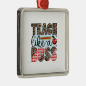 Leerling als een baas metalen ornament (Rechts)