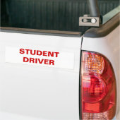 LEERLING BESTUURDER BUMPERSTICKER (Op Truck)