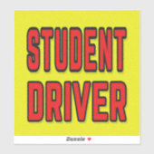 Leerling bestuurder sticker (Vel)