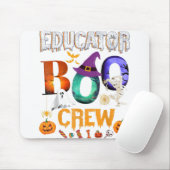 Leerling Boo Crew Leerleraar Student Funny Hallowe Muismat (Met muis)